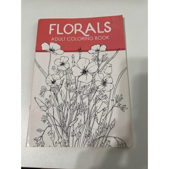 Adult Coloring Books on Florals, finding solace flowers. 3 books in a package. - Picture 8 of 10